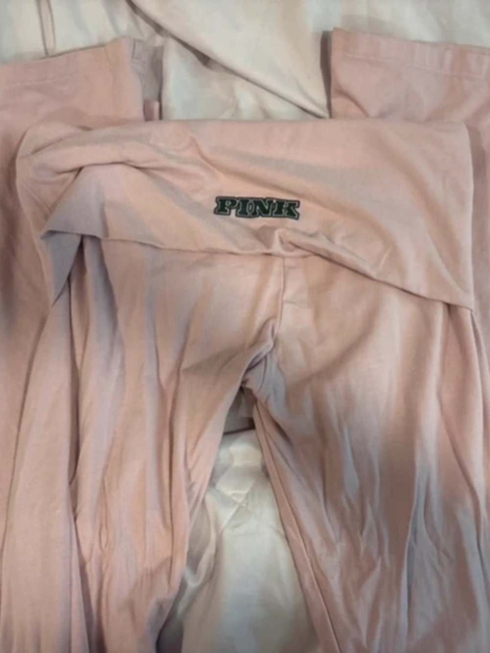 🎀 Pink Flared Foldover Leggings 🎀